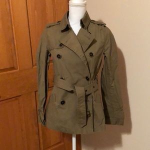 Women’s old navy short trench style jacket Sz S